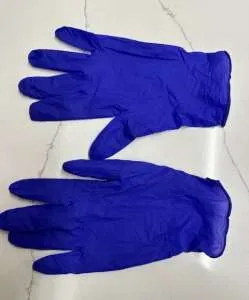 Pair of Blue Nitrile Gloves